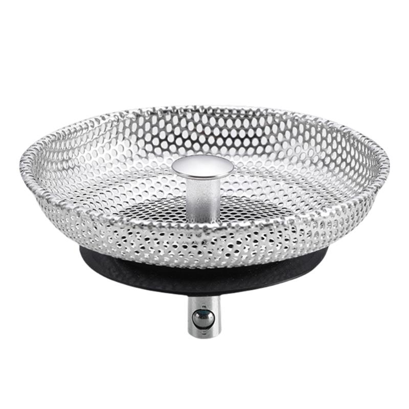 

Steel Sink Plugs Prevents Water Leakage Easy To Install Sink Strainer Stable Sink Stoppers for Home Or Restaurant 1