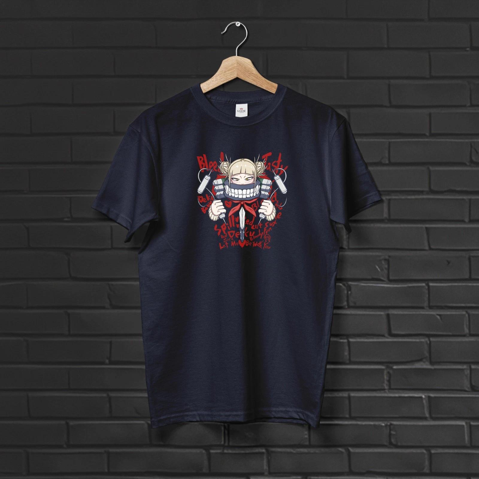 Himiko Toga League of Villains T-Shirt Graphic Tee Mens Unisex Cotton Gift L
