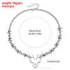 Trendsetting Love Heart Shaped Necklace Fashion Jewelry Accessory with Thorns Detail for Fashionable Enthusiasts