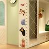 Animal Growth Chart Wall Sticker for Kids Room Nursery Self-Adhesive Height Ruler Baby Measure Decal Decor