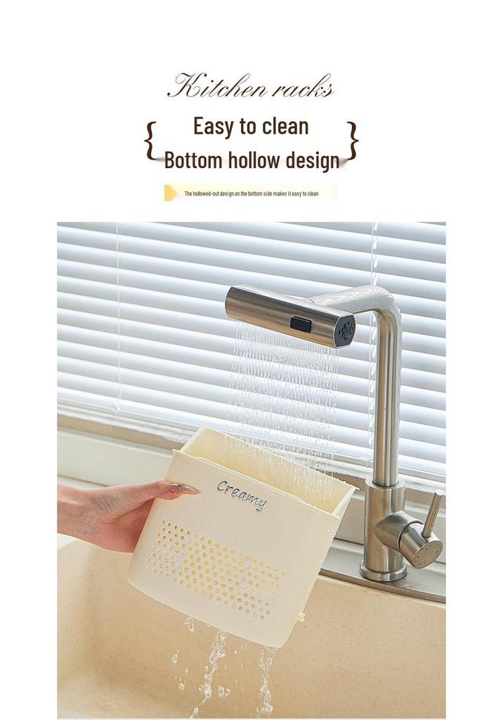 Wall-Mounted Dustproof Kitchen Chopstick Holder with Lid – Multifunctional Storage & Draining Rack