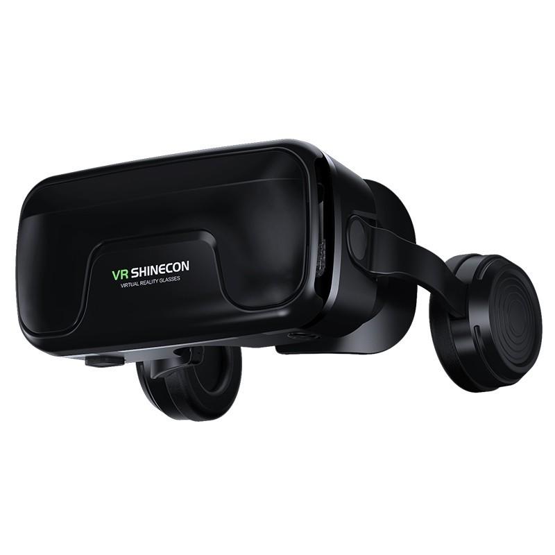 Очки VR виртуальной реальности для смартфонов 4.5-7.2 дюймов Shinecon SC-G04DEA с наушниками Черный