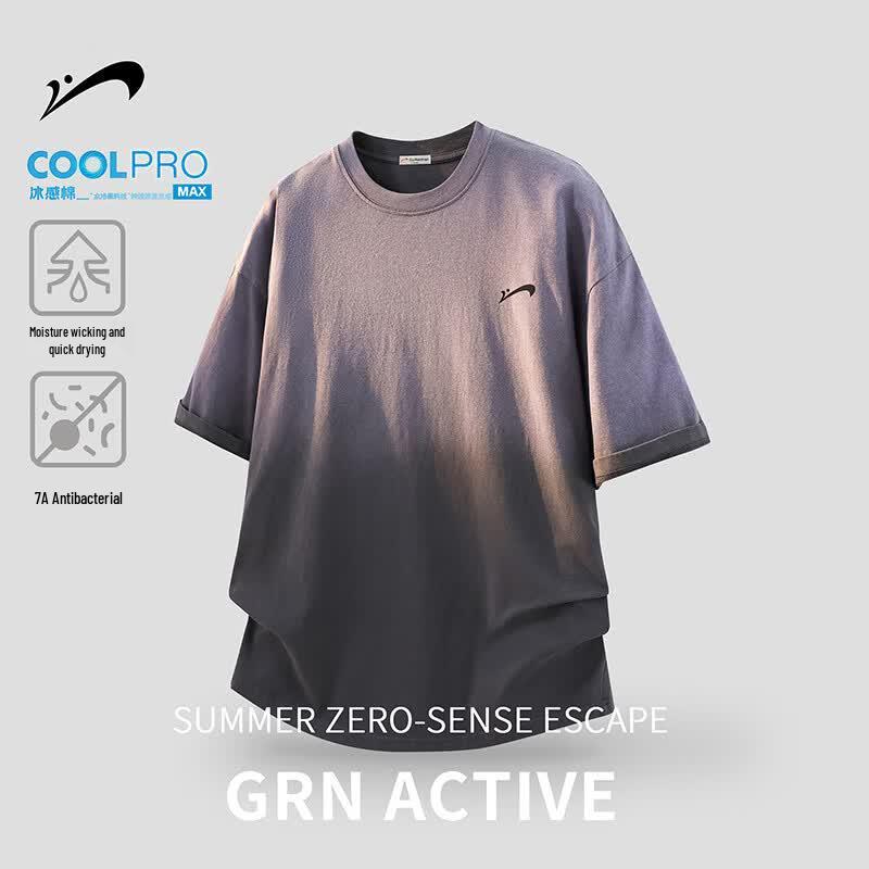 Guirenniao Men s Cotton Gradient T-Shirt 3XL