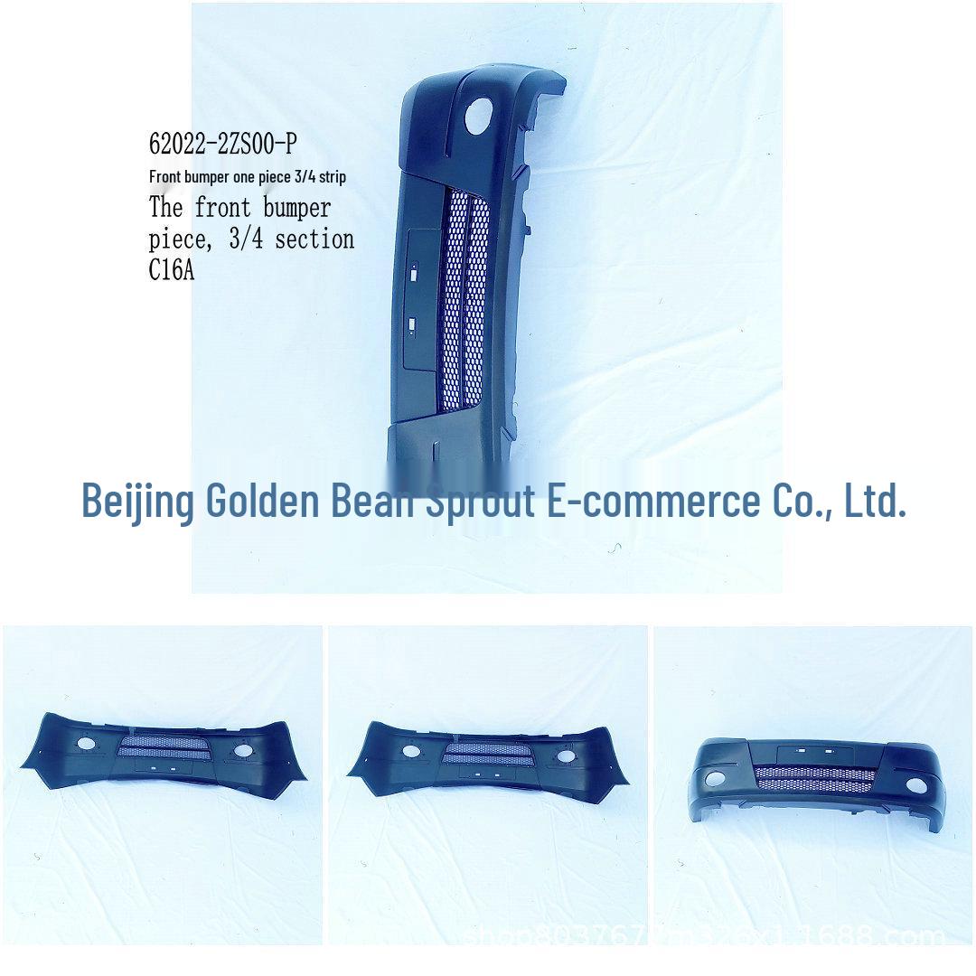 Front Bumper with 3-4 Strips for Nissan C16A - Part Number 62022-2ZS00-P Neutral