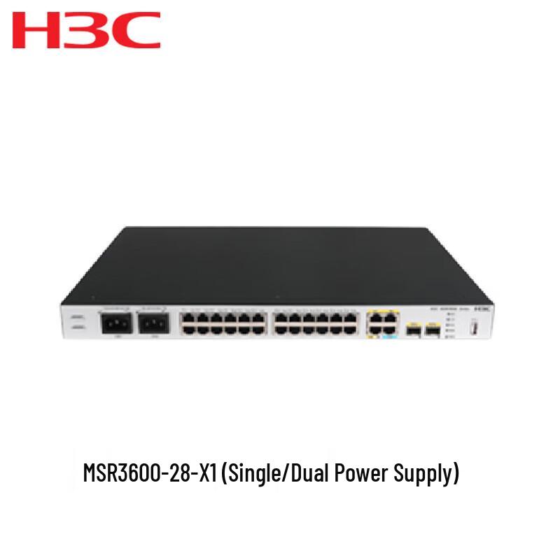 

H3C MSR3600-28-X1 Gigabit Enterprise Router