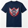 Summer Casual with Skull Rider Print Unisex Short Sleeve Oneck Tee Tops New Fashion Skull Motorcycle Print Tshirt Unisex Unisex
