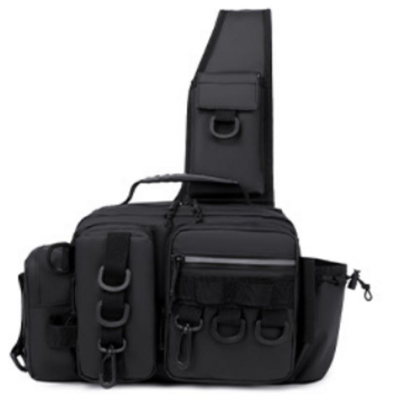 Multi-functional Large-capacity Lull Bag Tactical Crossbody Fishing Single-bar Large-capacity Storage Waist Bag