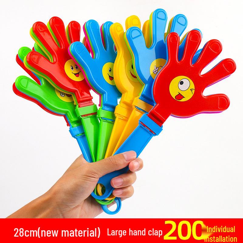 50pcs Large Plastic Hand Clappers for Sports Events and Concerts