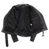 HIDEAWAYS [RHENIUM] Black cowhide double rider jacket Jacket 38 blackUsed