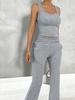 Diyun Women's 2024 Spring/Summer Casual Slim-fit Tank Top & Long Pants Set - European & American Style