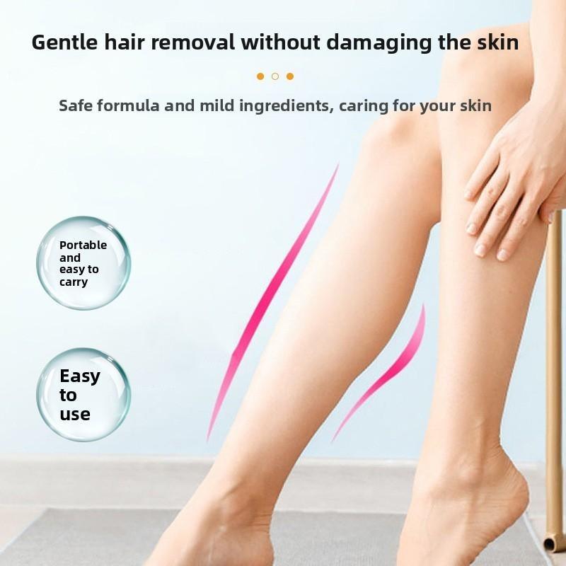 Powerful hair removal cream, one application and one wipe, easy hair removal, no black spots, a must for home use