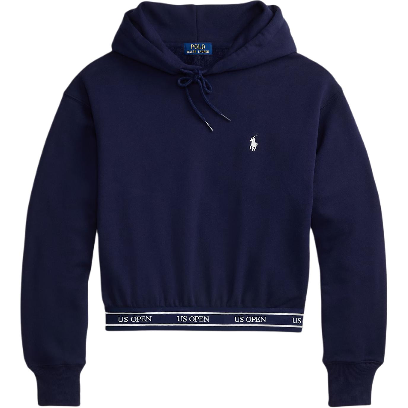 

Polo Ralph Lauren FW25 Серия US Open Свободный крой Вышитый пони Укороченный свитшот Женский свитшот 211A89230-001 M