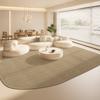 Irregular Shape Living Room Decoration Large Carpet Thickend Plush Rugs for Bedroom Fluffy Soft Lounge Floor Mat Cream Style Rug
