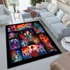 Halloween horror horror theme Stranger Things carpet home living room decoration table and chairs anti slip door mat outdoor picnic mat carpet A6