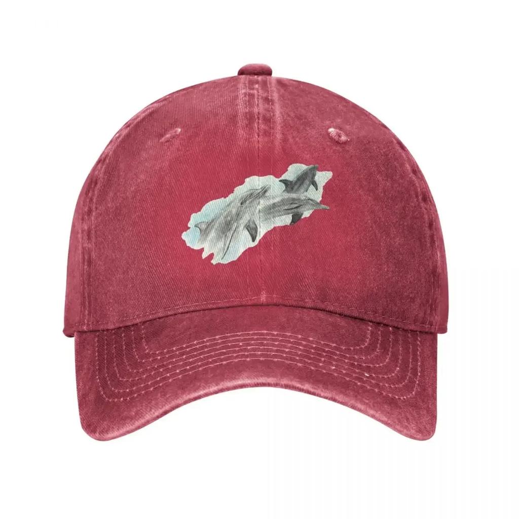 Bottlenose Dolphin Group Baseball Cap Streetwear Caps Cap MenS WomenS