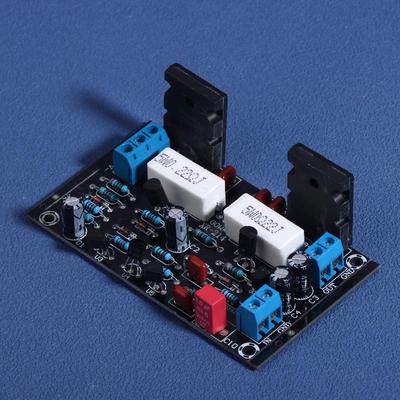 Placa Amplificadora de Audio Hifi Mono Canal 100W CC 35V con Transistores 2Sc5200+2Sa1943 Mono Canal 100W Alta Potencia Mono