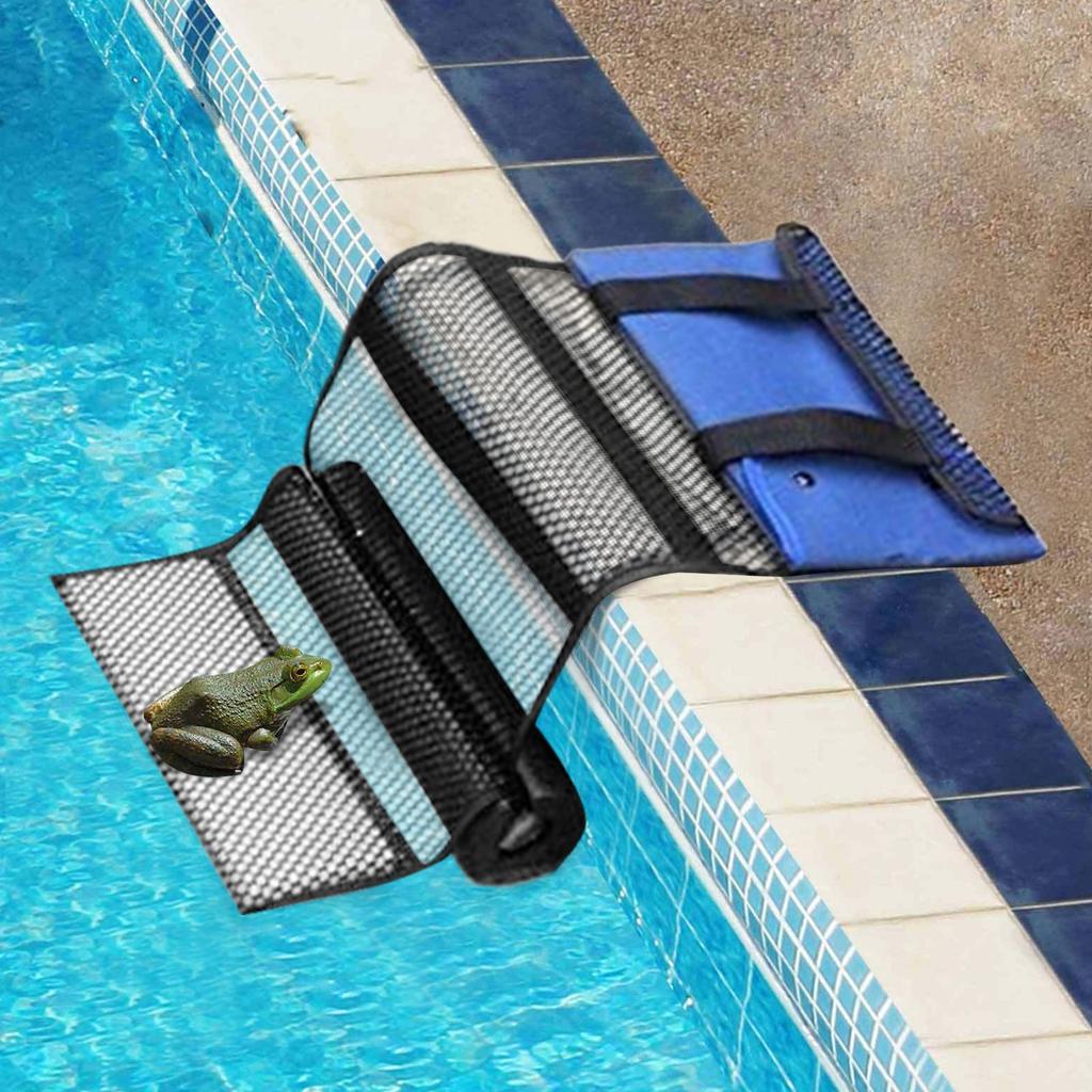 Animal Saving Escape Ramp Frog Rescue Swimming Pool Ramp Pond Critter Rescue Device Floating Saver Tool for Squirrel Frog