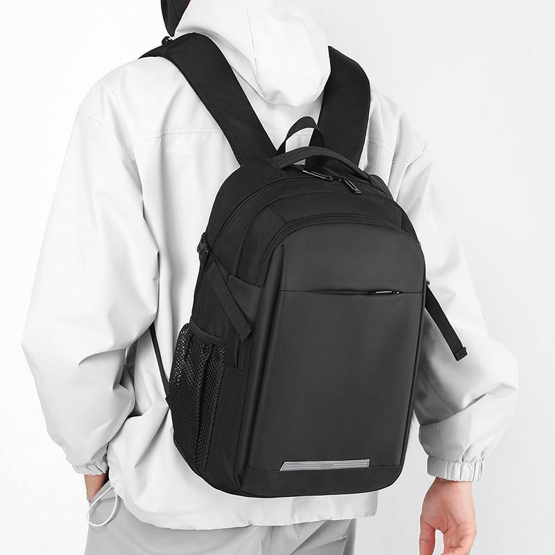 Schoolbag Simple Commuter Men's Backpack Business Leisure Large Capacity Student School Bag Short Trip Bag Computer Bag