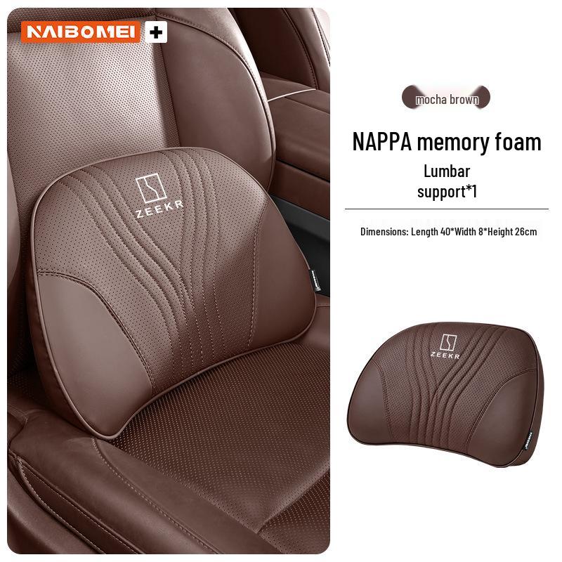 Zeekr 001/X/009 Car Headrest & Neck Pillow with Lumbar Support for Front and Rear Seats