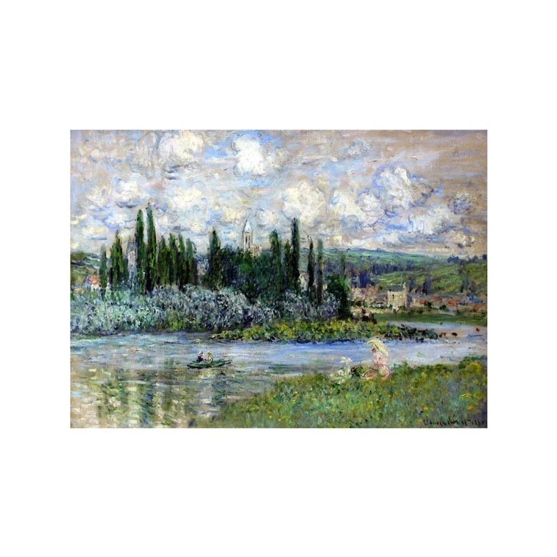 Claude Monet Exhibition Art Posters Canvas Oil Painting Garden Boat Lake Landscape Nature Landscape Wall Art Room Home Decor