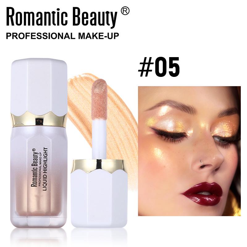 Cross-Border E-commerce Liquid Highlighter: Long-Lasting, Fine Glitter Contour to Brighten and Sculpt Skin Tone.
