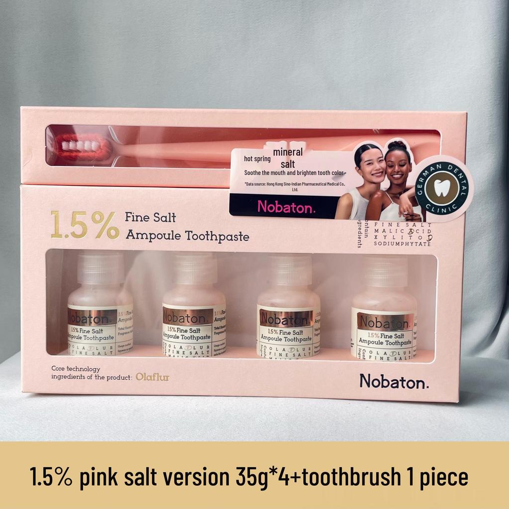 Nobaton Farm Toothpaste with 1% Fruit Acid, 1.5% Pink Salt, 2% Mastic & 5% Hydroxyapatite