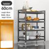 Miling Multi-layer Rolling Storage Cart with Wheels