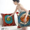 A-Abstract Eye Shapes Hand Moon Pillow Cover Sofa Cushion Cover Home Room Decoration Children Gift