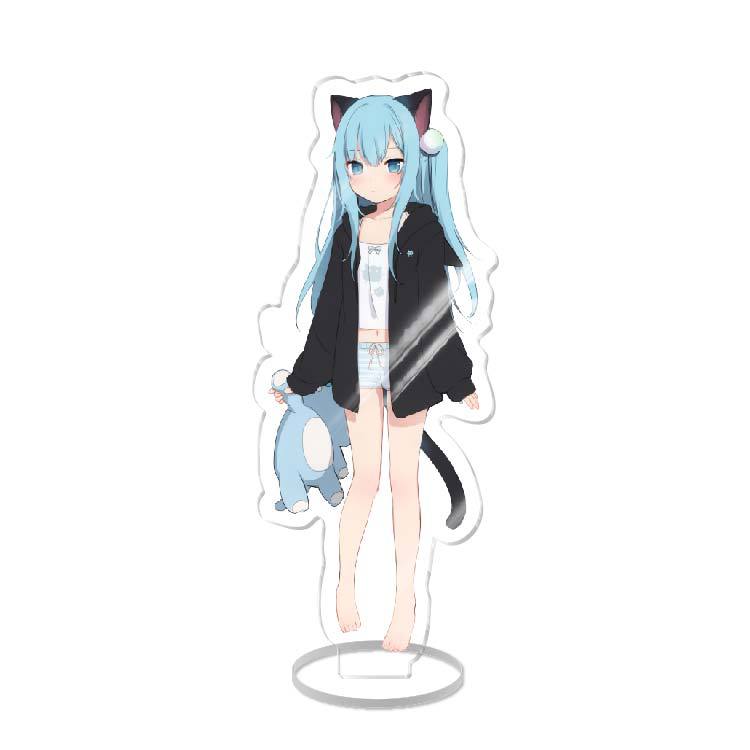 Nekoha Shizuku Acrylic Stand Model Plate Decoration Originality Desk Figure Display Fans Gifts Cartoon Prime Products Standee