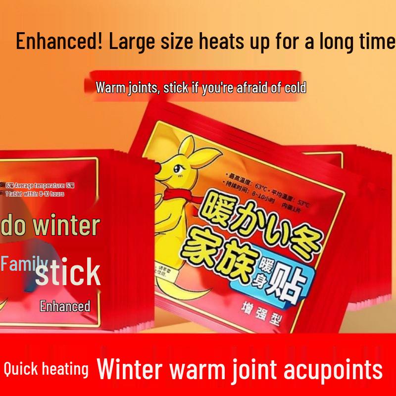 Long-lasting Self-heating Heat Patch for Cold Protection, Pain Relief, and Warmth during Winter