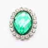 20x24mm Oval Acrylic Rhinestone Flatback Buttons for Handmade Jewelry and DIY Clothing Accessories