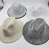 Rhinestone and Pearl Fedoras Jazz Hats for Men and Women Red Matching Black Diamond Fedoras Stage Banquet Cap 2022 Wholesale