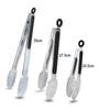 Extra Long Stainless Steel BBQ Tongs Salad Food Clips Bread Pasta Serving Tongs Non-Stick Kitchen Cooking Tools