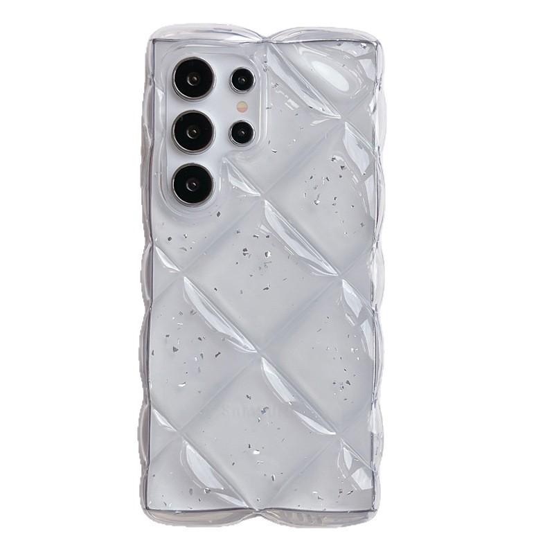 Three-dimensional Diamond Drop Glue Silver Foil Samsung S11Ultra Samsung S11Ultra Mobile Phone Case Anti-drop All-inclusive Cover