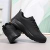 Mens Running Shoes Fashion Ultralight Leather Sneakers Summer Breathe Snug Lace Up Design Versatile Casual Shoes Daily Commuting