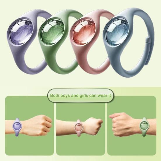 Mosquito Repellent Bracelet Comfortable Wear Retractable Design Silicone Effective Mosquito Bite Prevention Wristband
