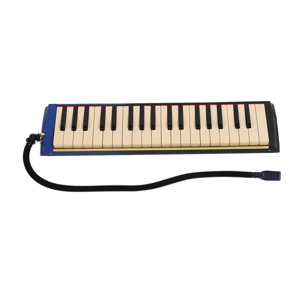 37 Key Melodica Instrument Piano Double Soft Tubes 2pcs Mouthpiece Melodica Air Piano Keyboard with