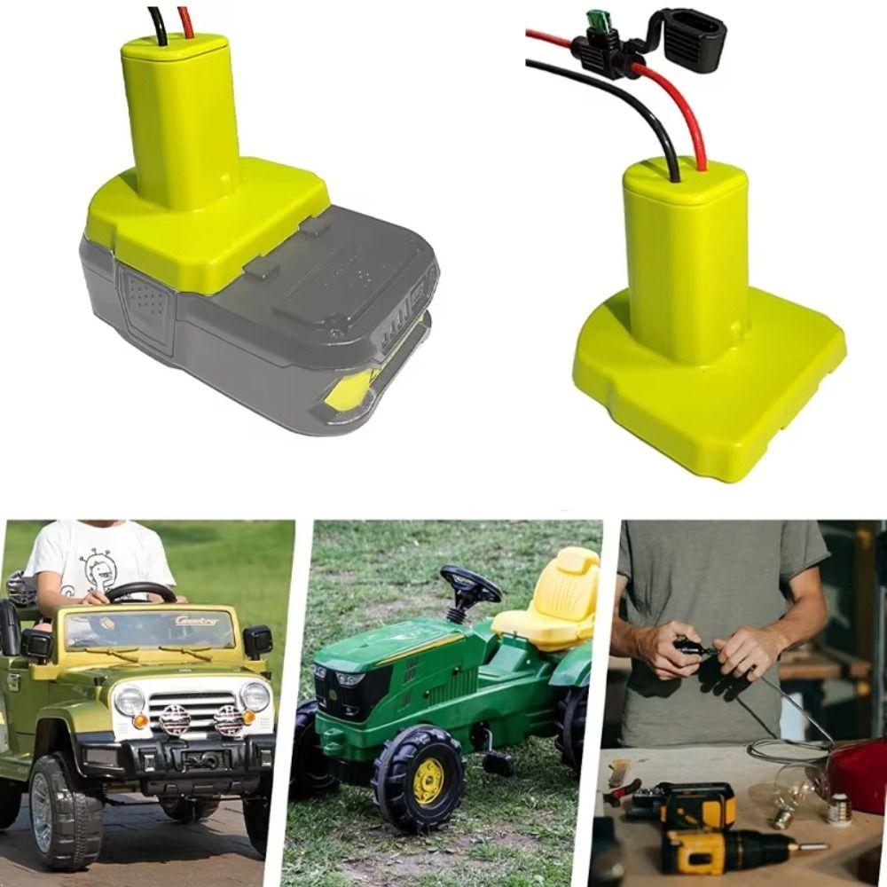 With Fuse Switch Power Wheels Adapter Safety DIY Adapter Battery Adapter Connector  18V Battery