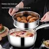 Miling 20CM 304 Stainless Steel Yukihira Pot with Lid