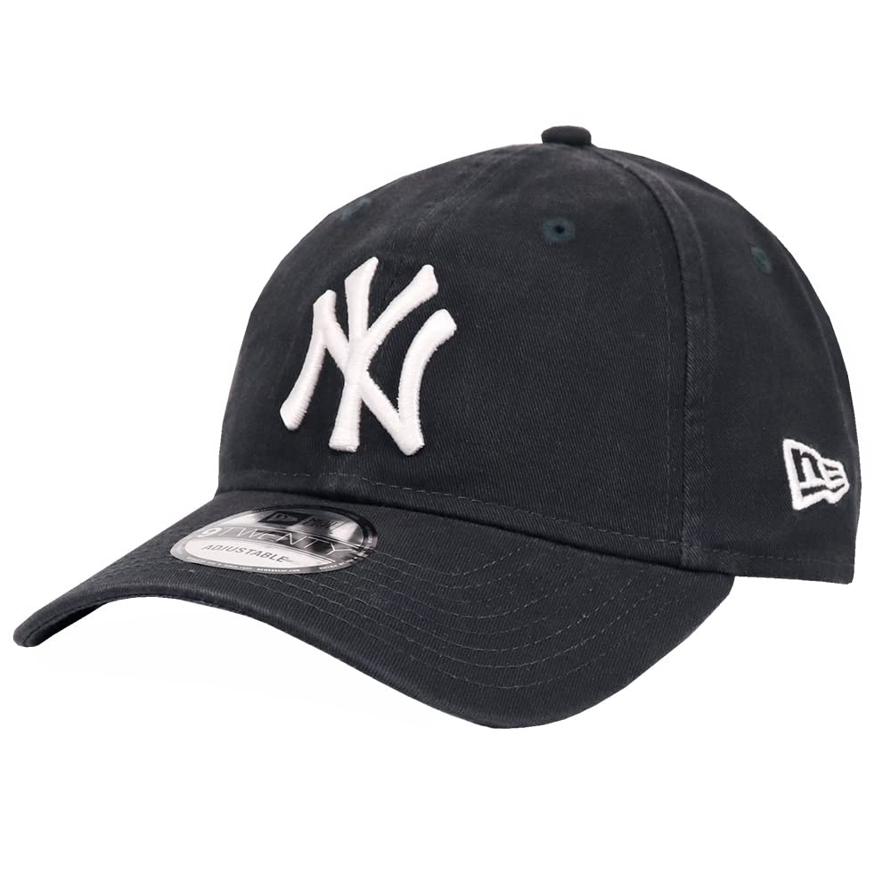 

New Era 9TWENTY MLB Baseball Cap for Men and Classic Yankees Navy Blue Women, [Used] чёрный