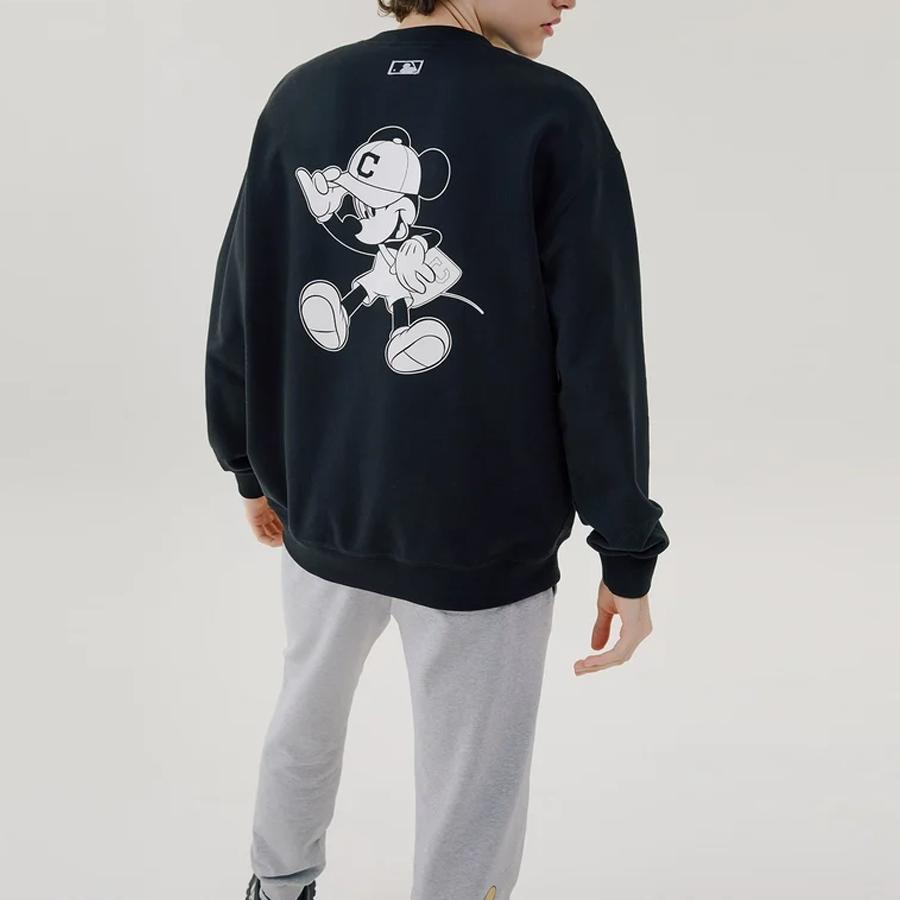 New MLB x Disney Sweatshirt Men's Black 31MTK2011-45L