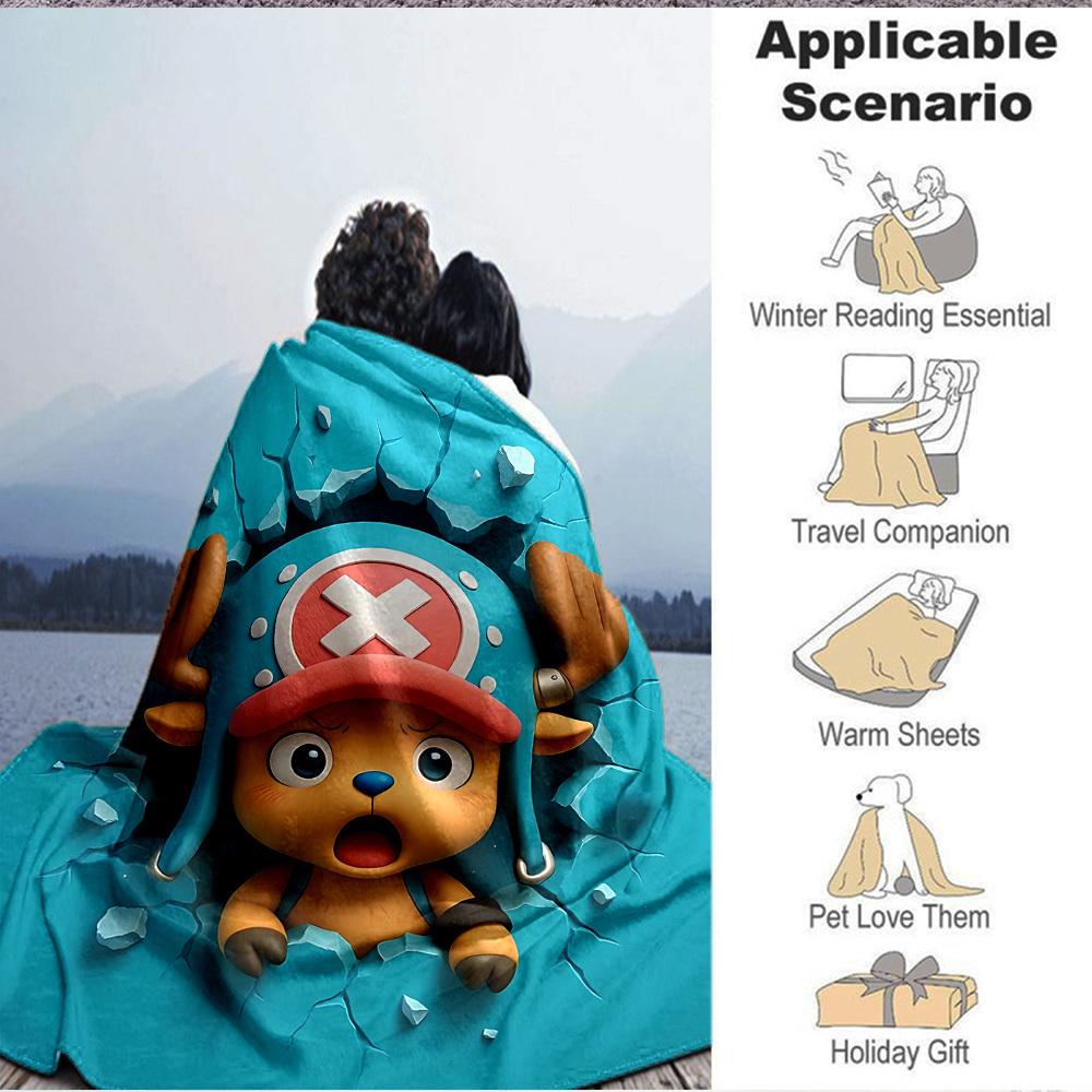 1PC One Piece Blanket, Throw For Sofa, Bed, Travel, Camping, Livingroom,
