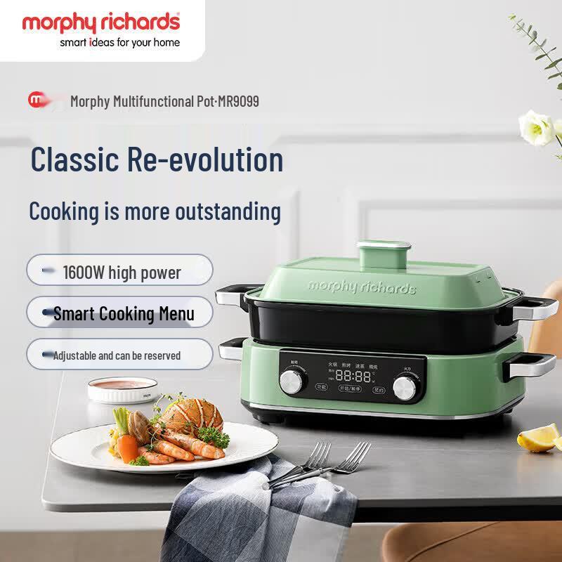 Morphy Richards Multi-function Cooking Pot MR9099 CN plug (adapter included)