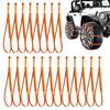 20Pcs Anti-Skid Snow Chains Automotive Tire Zip Ties for Snow Wheel Anti-Slip Chains for Sedan SUV Truck Outdoor Winter Driving