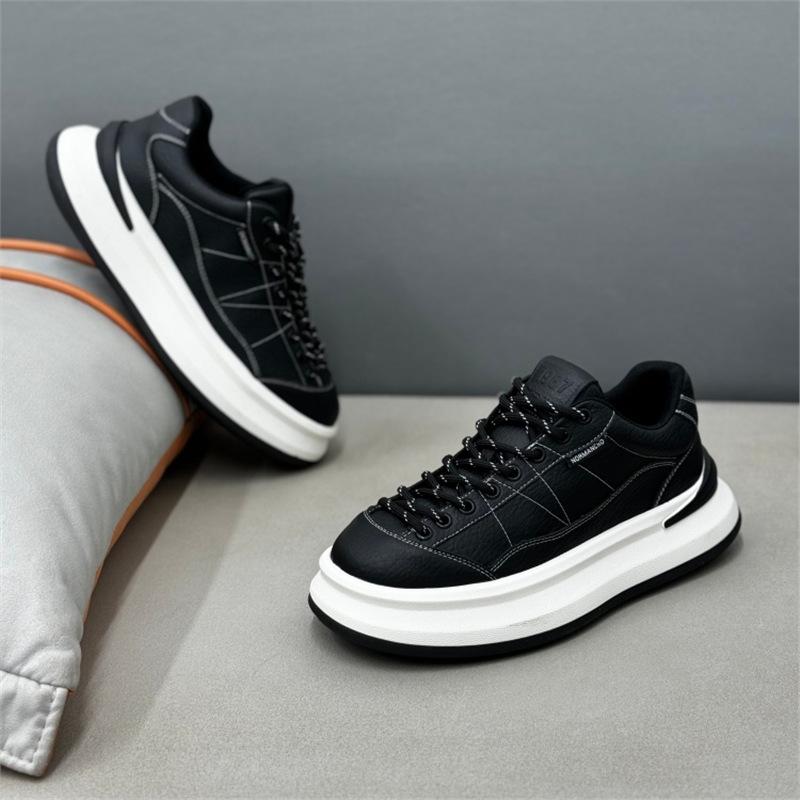 Winter casual simple color matching ancient round head casual and comfortable ok