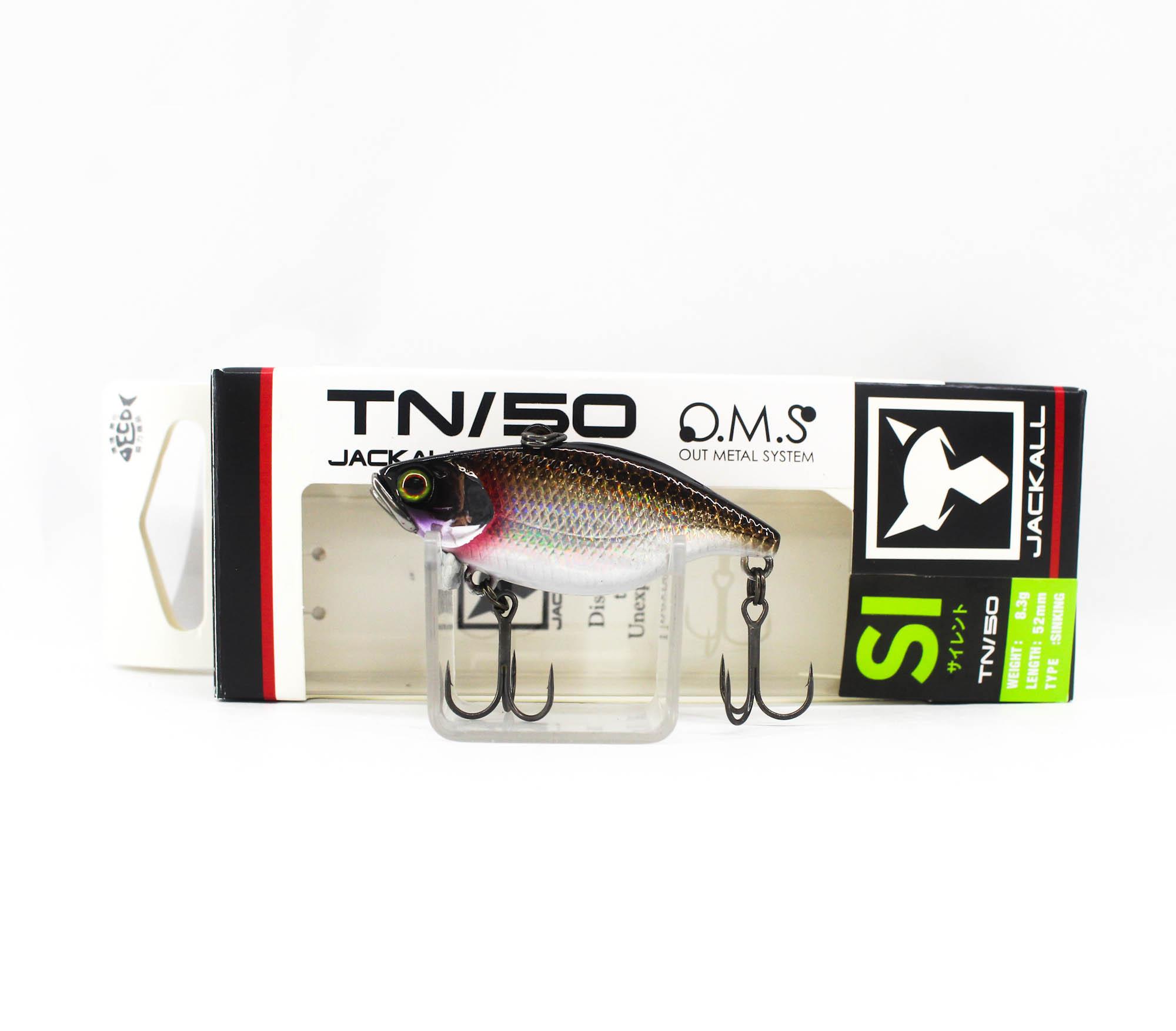 Jackall TN 50 Silent Vibration Lure Reaction Silver Black (6222)