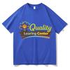 Quality Learning Center Print Tshirt Unisex Streetwear Short Sleeve Cotton Loose Male Tshirts Fashion Casual Game Graphic Tops