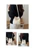 Women's Summer Beach Straw Bag - Drawstring Crossbody & Shoulder Tote