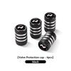 4Pcs Aluminum Z75 Dustproof Protection Cap Car Wheel Tire Valve For Hyundai N Nline Tucson Kona Sonata Veloster I20 I30