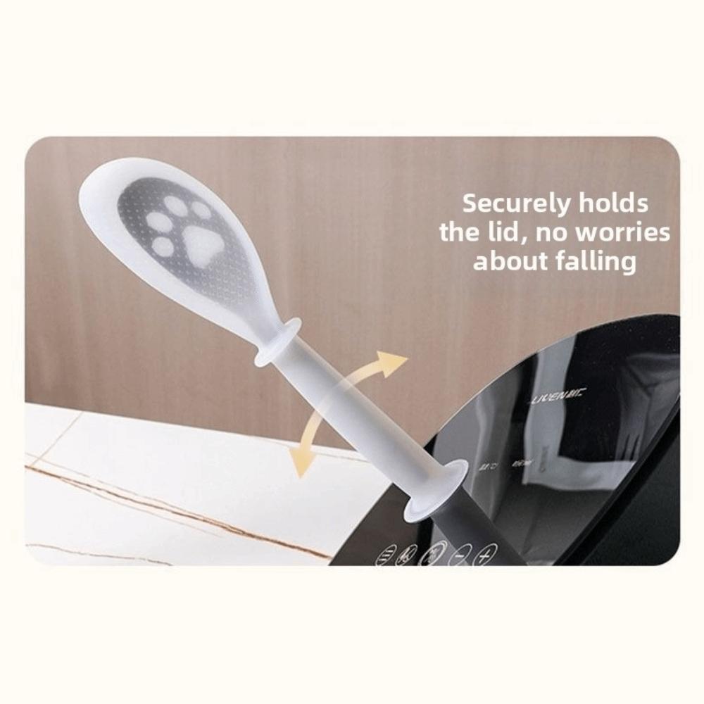 Standing Non-stick Rice Spoon Silicone Canteen Serving spoon Rice Spoon  Kitchen Accessories
